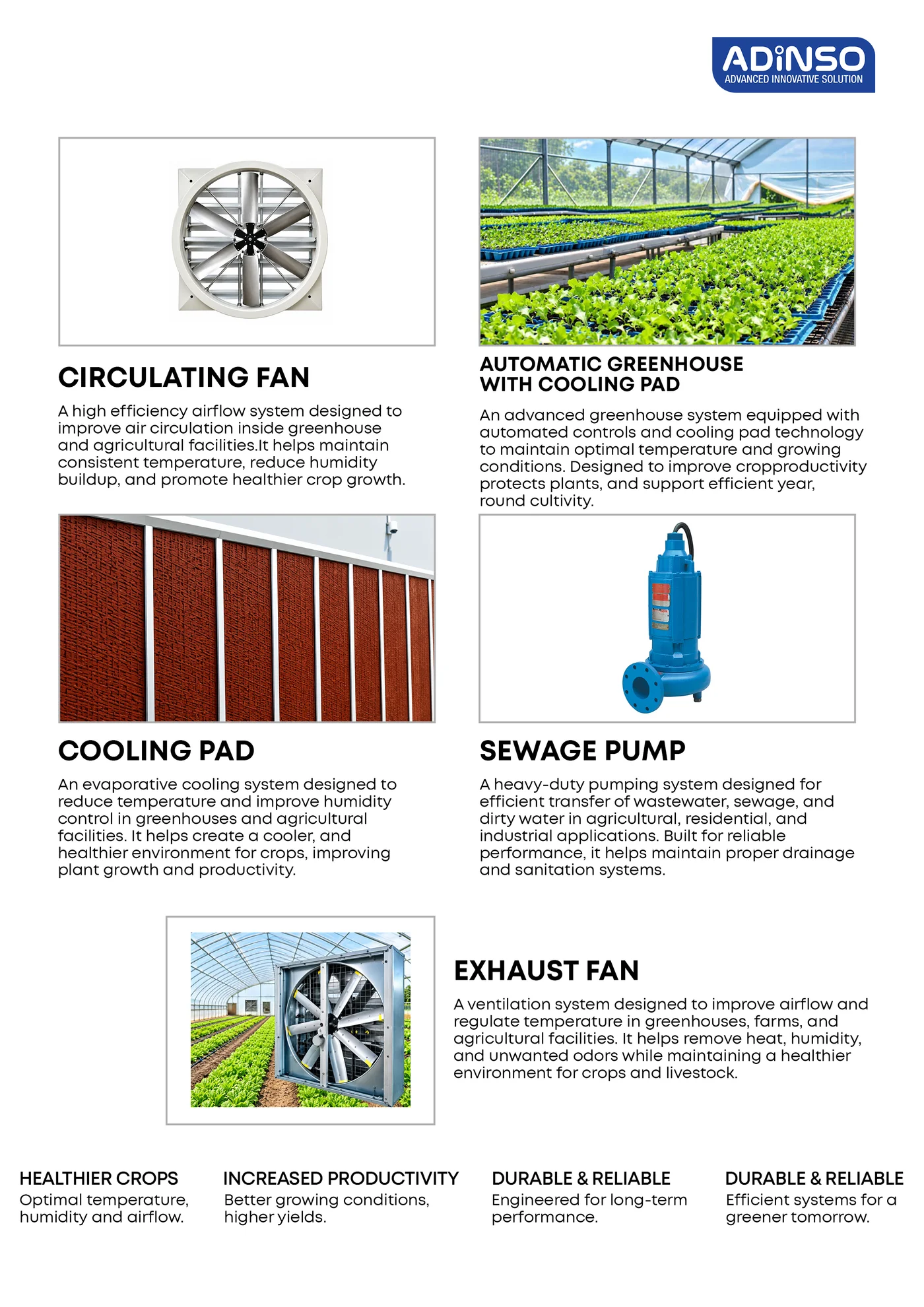 Greenhouse Climate & Drainage Systems