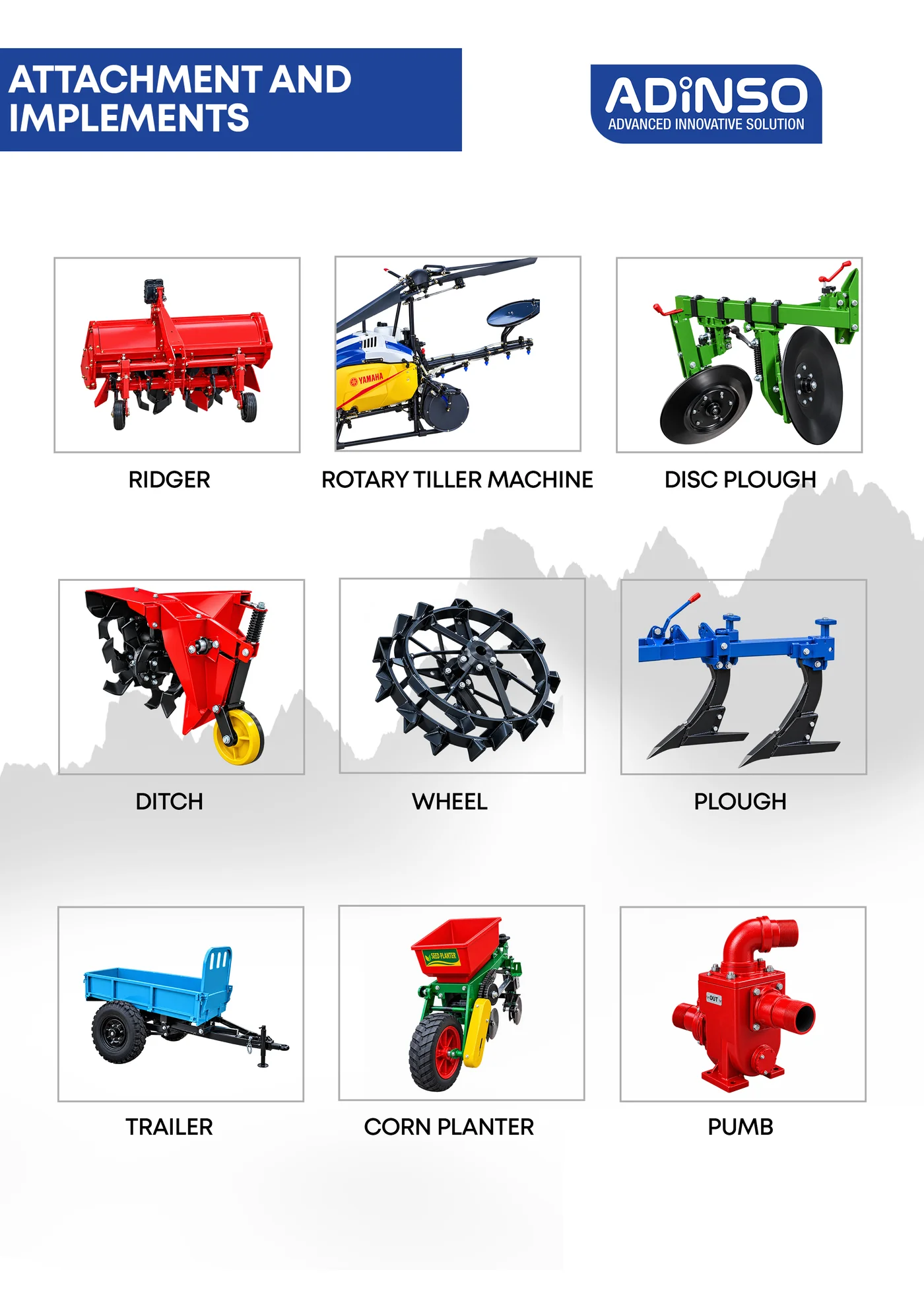 Tractor Attachments & Implements