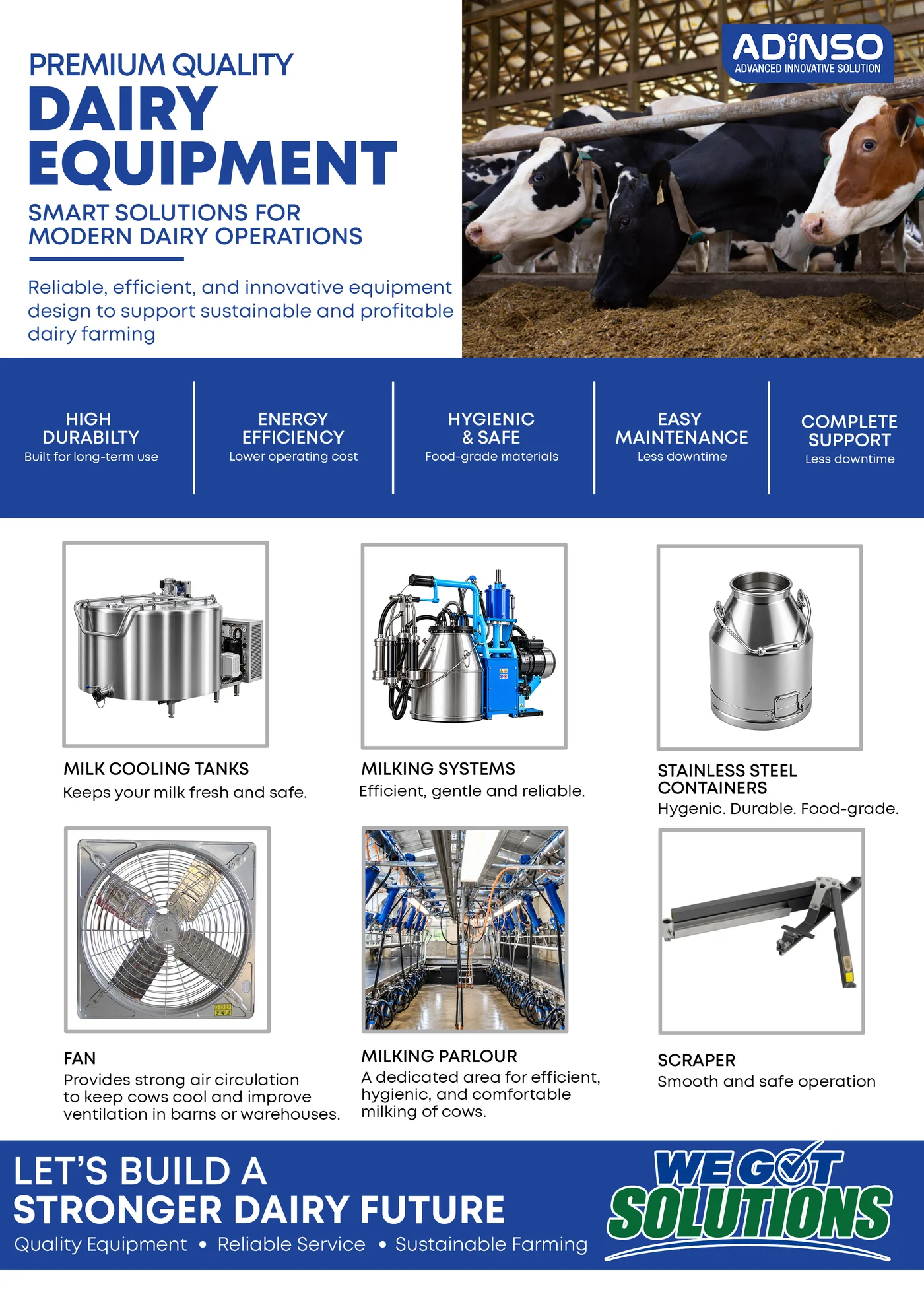 Premium Quality Dairy Equipment